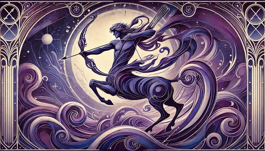 Colours for Sagittarius - violet, purple, royal blue