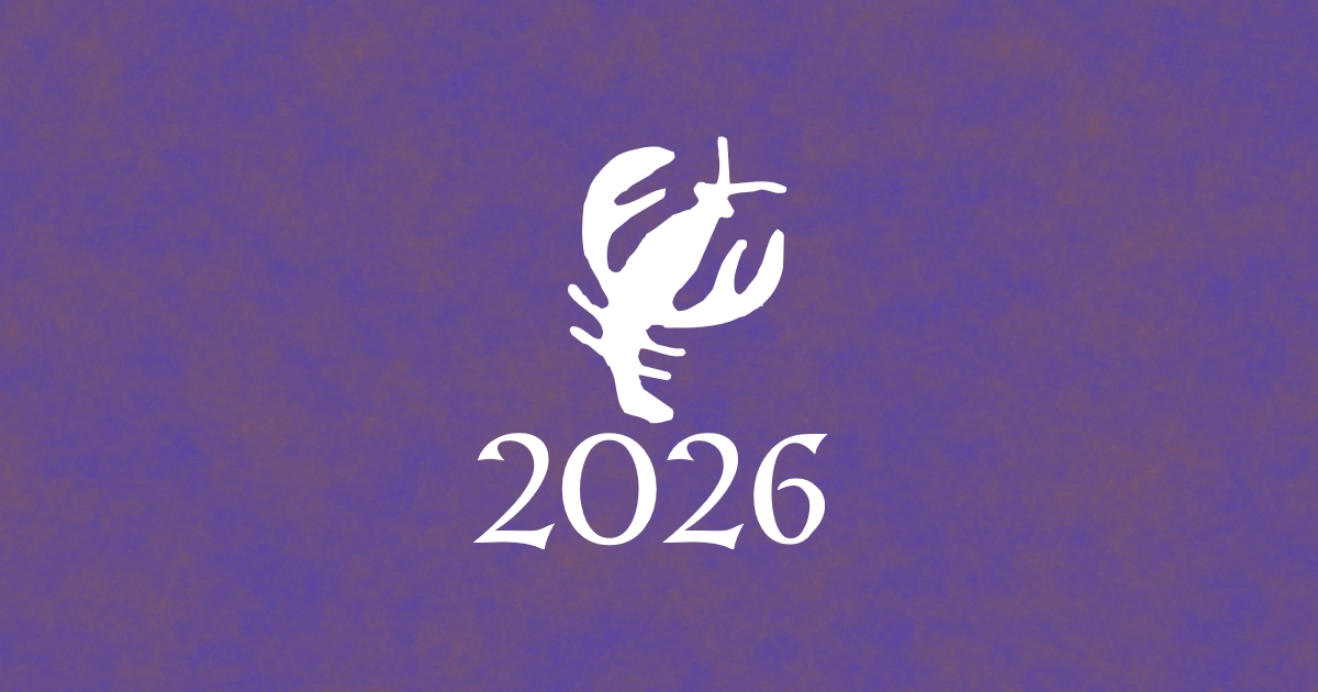 Cancer the Crab with a legend reading 2026.